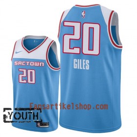 Sacramento Kings Trikot Harry Giles 20 2018-19 Nike City Edition Blau Swingman - Kinder